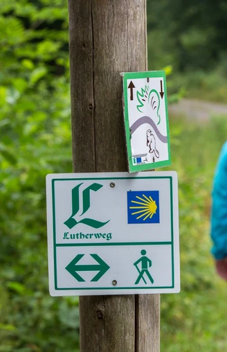 Unterwegs auf dem Lutherweg durch die Dübener Heide