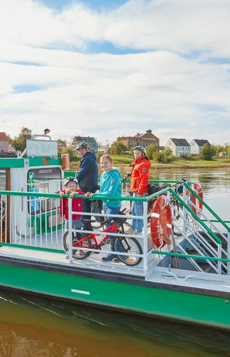 Fährüberfahrt Lorenzkirch-Strehla