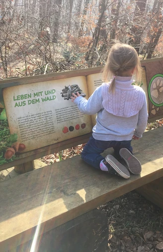 Bankrücken am Naturerlebnispfad