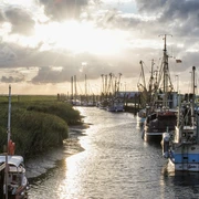 Kutterhafen an der Wurster Nordseeküste; Cuxland