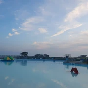 Meerwasser Freibad Dornumersiel Morgens