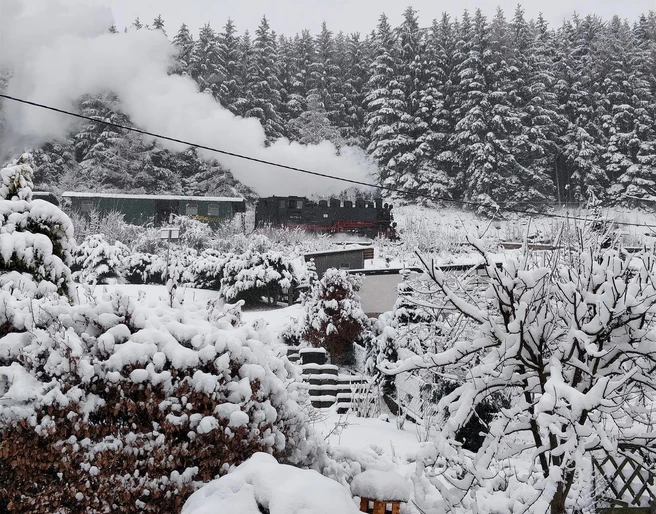 Blick von Unterkunft aus