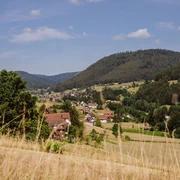 Blick auf Mitteltal von der Winterseite