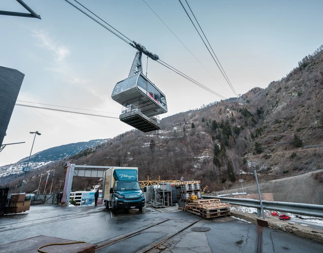 Güterverlad Bettmeralp Talstation