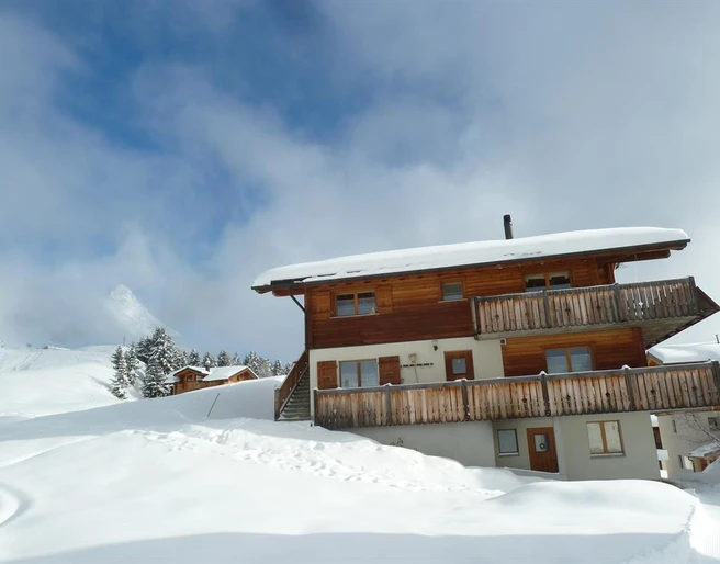 Abusitz Westansicht Winter