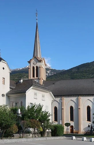 Salgesch Johanniter-Hospiz und Johannes-Kriche