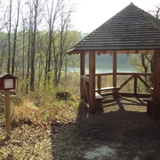 Schutzhütte und Stempelstelle am Reihersee bei Salzgitter-Gebhardshagen