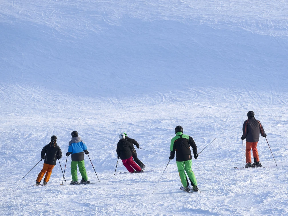 Skifahrer in Willingen Skifahrer in Willingen
