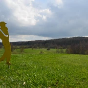 18-Loch Golfplatz Salzgitter-Liebenburg in Salzgitter-Bad mit Blick zum Brocken