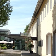 Eingangsbereich Hotel am See mit Restaurant Shiraz