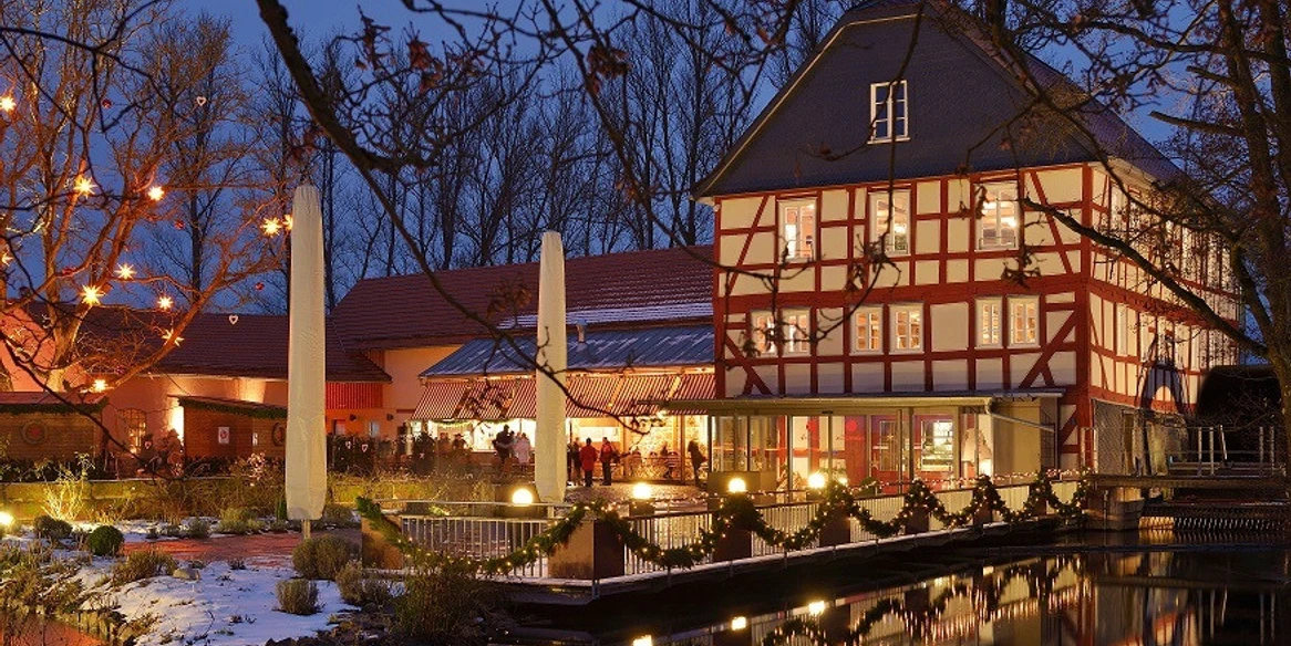Walkem hle abends im Winter