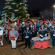 Bergparade Abschlussveranstaltung Rathausplatz
