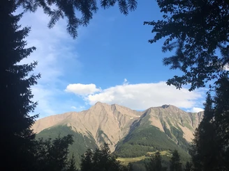Wanderung von Betten Dorf via Goppisberg, Greich nach Ried-Mörel