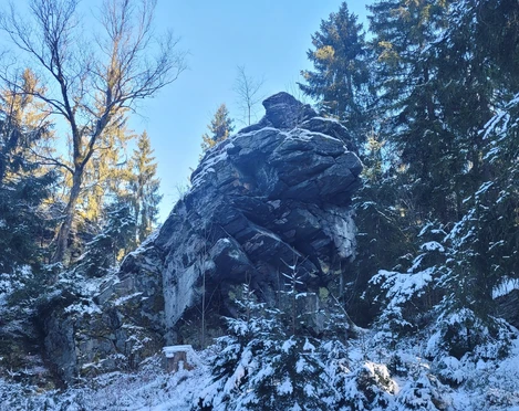 Elsenfelsen im Winter
