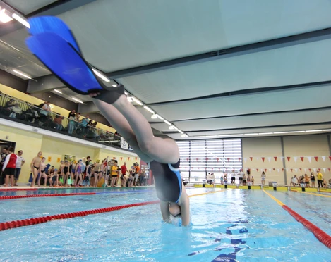 Stadtbad Plauen Flossenschwimmen