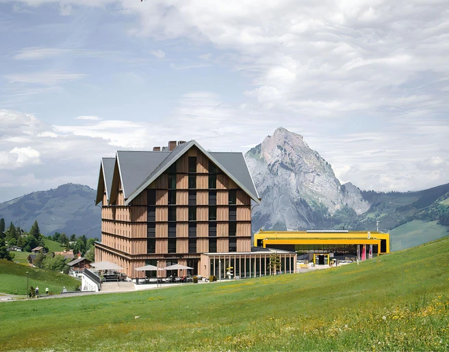 Exterior view Stoos Lodge