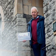 Stadtführer Bernd Meyer bei seiner Führung Melle verändert sich