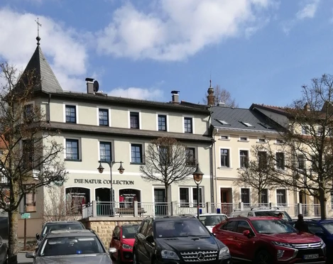 In diesem Haus befindet sich die Ferienwohnung