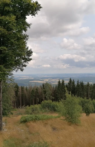 Ausblick vom Wüstegarten
