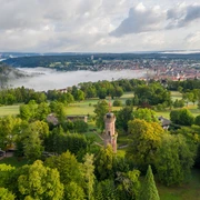 Drohnenfoto Kienberg mit Blick auf Freudenstadt