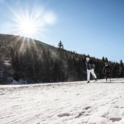 Verbindungsloipe zwischen Schwimmbad und Loipenzentrum