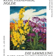 Plakat "Im Garten der Kunst. Klee, Feininger, Nolde"