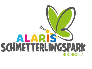 Logo Alaris_Schmetterlingspark.png Hier ist der barrierefreie Bildbeschreibungstext für das Logo des Alaris Schmetterlingsparks:```htmlLogo des Alaris Schmetterlingsparks mit einem grünen Schmetterling und bunten Buchstaben.