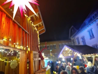 Advent in den Höfen - Blick auf einen Hof