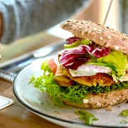 Gastronomie: vegetarischer Burger
