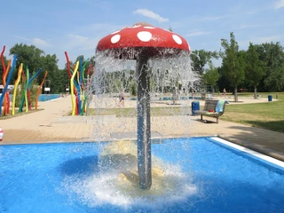 Raffteich Kinderspielbereich Kinderspielberich im Raffteichbad