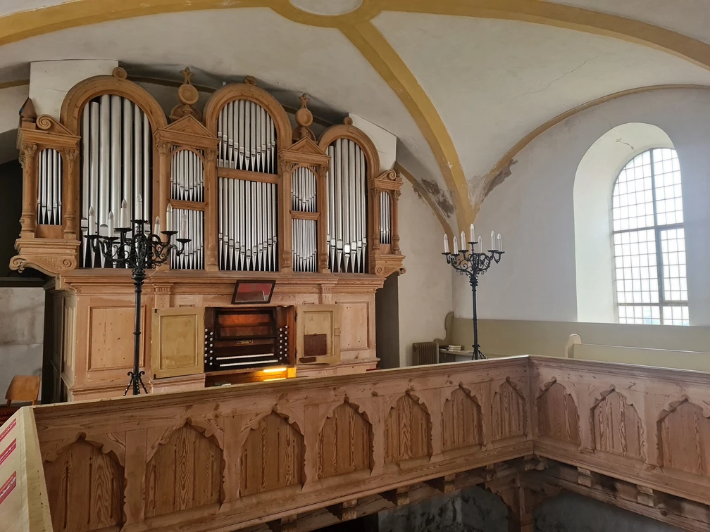 Geißler-Orgel in Kirche Thallwitz