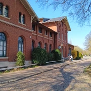 Bahnhof Hittfeld Bahnhofsgebäude des Bahnhofs Hittfeld
