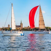 Segeln vor der Hansestadt Stralsund_17 __ Sailing in front of the Hanseatic City Stralsund_17 (1)