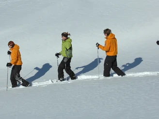 Schneeschuhwanderung Fiesch - Gibelegga - St. Anna - Bellwald