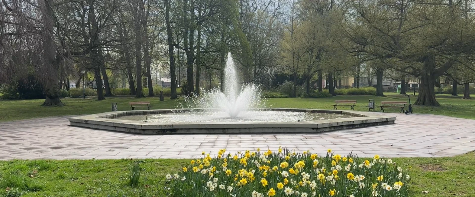 Brunnen in der Brunnenaue