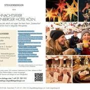 Weihnachten.JPG Weihnachtsfeier im Steigenberger Hotel Köln: Elegante Deko, festliches Menü, fröhliche Atmosphäre.