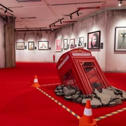 Submerged Phone Booth - House of Banksy