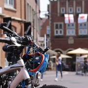 Fahrrad in Meppener Innenstadt ©Emsland Tourismus GmbH (3).jpg