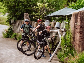 Fahrradabstellmöglichkeit am Seidtenhof