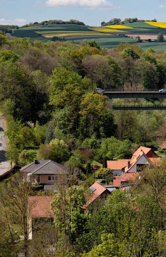 Blick ins Tal, Talbrücke Kuventhal