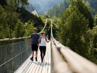 Rundwanderung von Fiesch über die Goms-Bridge nach Ernen und zurück