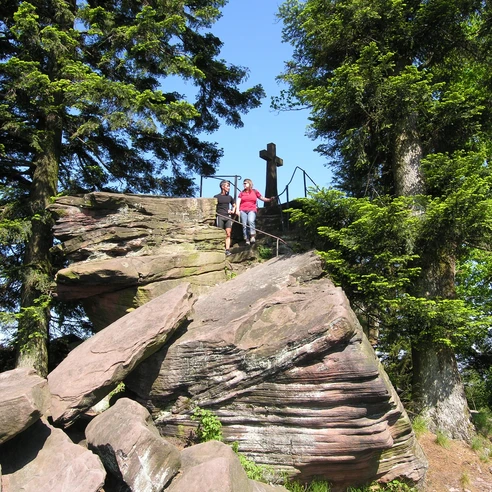 Gipfelkreuz am Bernsteinfels