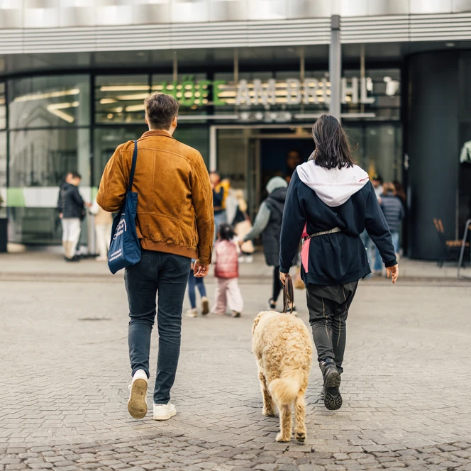 Shoppen in den Höfen am Brühl - Urlaub mit Hund