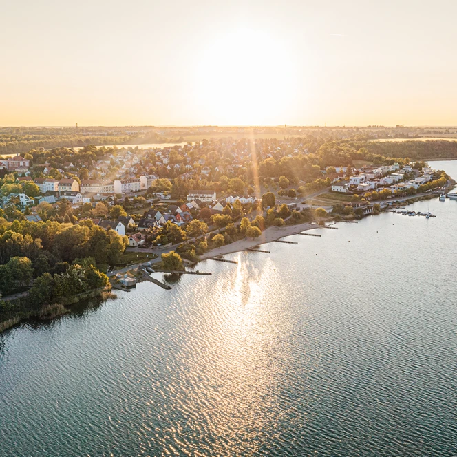 Drohnenaufnahme Markkleeberger See Leipzig