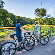 Chemnitztalradweg - Hängebrücke Auerswalde
