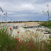 Kaolin-Tagebau Schleben Crellenhain bei Mügeln