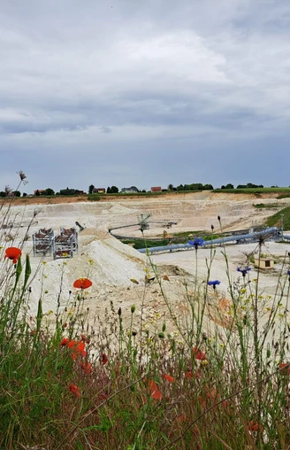 Kaolin-Tagebau Schleben Crellenhain bei Mügeln