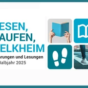LLK_2_Hbj.png Das Bild zeigt die Grafik des Veranstaltungsflyers. Passend zum Titel sehen wir ein Buch und ein paar Füße