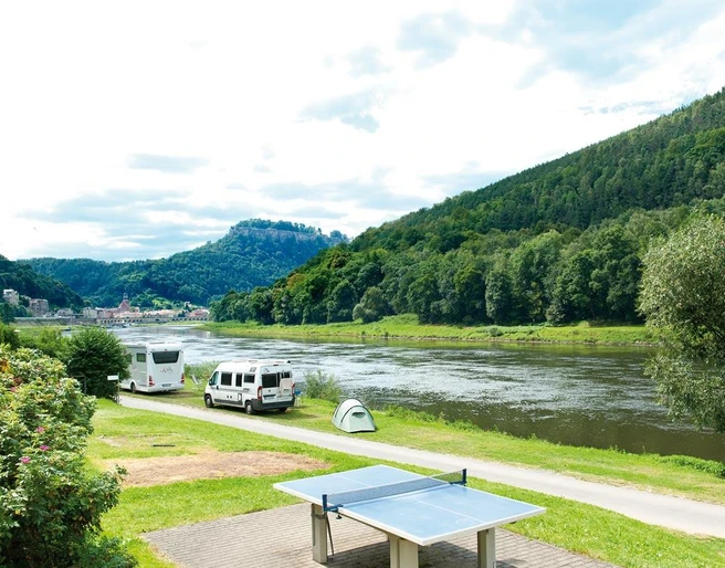 Blick zur Festung Königstein