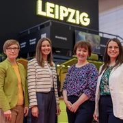 Your Contact persons at Leipzig Convention Bureau: Ines Keubler, Vanessa Janson, Hiskia Wieser, Anja Eichhorn Ansprechpersonen des Leipzig Convention Bureau: Ines Keubler, Vanessa Janson, Hiskia Wieser, Anja EichhornContact persons at Leipzig Convention Bureau: Ines Keubler, Vanessa Janson, Hiskia Wieser, Anja Eichhorn